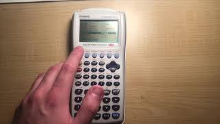 How To Change Modes On Casio CFX9850GC Plus Graphing Calculator [upl. by Drawyah]