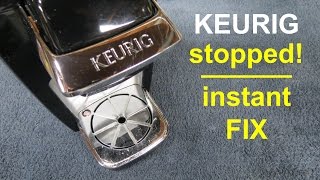 How to Fix ● KEURIG Coffee Maker that Stopped or Slow Brewing [upl. by Varhol893]