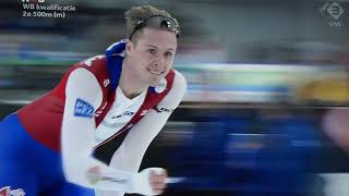 Kwalificatie schaatsen Thialf in Heerenveen jaar 2024 mannen 500 meter [upl. by Acacia]