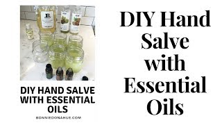 DIY Hand Salve Recipe with Essential Oils [upl. by Stavro]