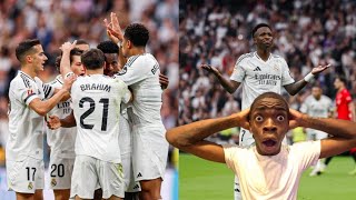 REAL MADRID kraze ekip OSASUNA a 40 e VINICIUS JUNIOR make yon TRIPLÉ nan match la [upl. by Sydel]