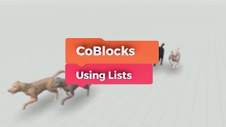 CoBlocks  Using lists [upl. by Paymar]