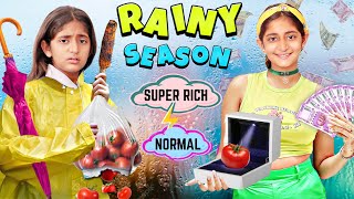 MONSOON ke Din  RAINY SEASON  Family Rich vs Normal  MyMissAnand [upl. by Ahsratan]