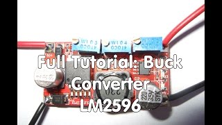 7 Tutorial LM2596 Buck Converter with Three Trimmers step down converter [upl. by Annauqal]