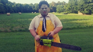 Leatherface Costume WATCH UPDATED VERSION LINK IN DESCRIPTION Texas Chainsaw Massacre 1974 [upl. by Farrow]