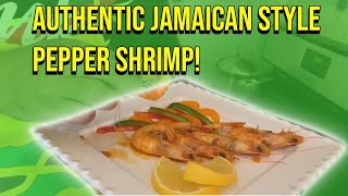 Best Jamaican Style Pepper Shrimp With Smokepot [upl. by Atteynot]