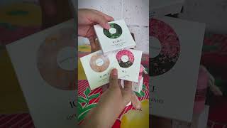 Unboxing pupilentes de ICOICE 👁️ icoice unboxingasmr [upl. by Yatnuhs]