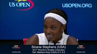 Sloane Stephens jokes that 37 million check inspires her to keep playing  ESPN [upl. by Deland]