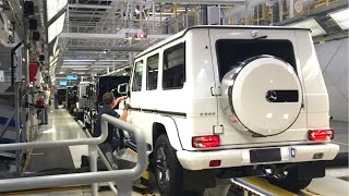 Mercedes GClass Production in Austria [upl. by Jerold]