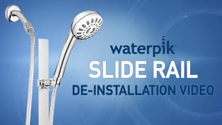 How to Remove the Waterpik™ Slide Rail Shower Head System [upl. by Allissa]