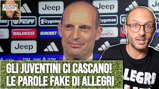 Le dichiarazioni fake di Allegri post JuventusVerona Episodio surreale  Avsim Out [upl. by Eanahc]