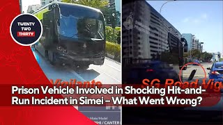 Prison Vehicle Involved in Shocking HitandRun Incident in Simei – What Went Wrong [upl. by Spence]