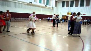 FIDDLE STEPPERS POLKA ROUND DANCE [upl. by Ayek]