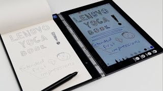 Lenovo Yoga Book  extended walkthrough amp first impressions [upl. by Fisken]