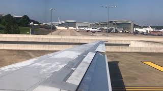 Delta MD88 Morning Takeoff from RaleighDurham RDU Airport [upl. by Neladgam]