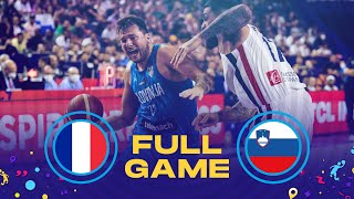 France v Slovenia  Full Basketball Game  FIBA EuroBasket 2022 [upl. by Calabresi]