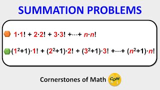 Two Partial Sums Involving Factorials [upl. by Michal]