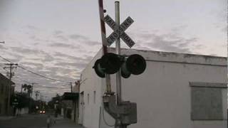 Trains passing through Tampas Ybor City [upl. by Robbins266]