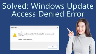 How to fix Error 5 access denied in Windows 11  Windows Update Fix [upl. by Anagrom]