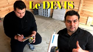 Comment Chiffrer un chantier  le DEVIS [upl. by Eicirtap]