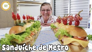 Sanduíche de Metro para Festas  Lanche de Metro para Festinhas 270 [upl. by Ettenel]