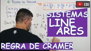 Método de Cramer Sistemas de ecuaciones lineales determinantes [upl. by Scribner]