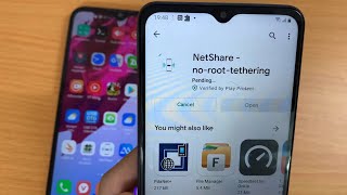 How to share wifi from phone to phone on Android  NetShare noroottethering [upl. by Quackenbush]