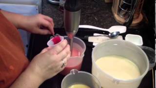 Making Strawberry Shortcake Soap [upl. by Htebzil]