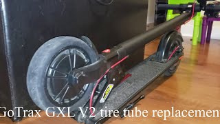 GoTrax GXL V2 Complete tire tube replacement [upl. by Adaiha]