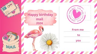 Amazing Birthday Happy Mail from my Yarny Sis amp Birthday Twin BellaUncinetto 🎉🧶😍💖 27042024 [upl. by Brendis]