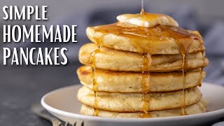 Perfect Homemade Pancake Recipe [upl. by Quill]