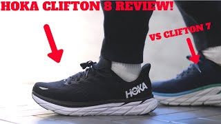 HOKA CLIFTON 8 Vs 7 Review amp Comparison BEST CLOUDLIKE Budget Sneaker [upl. by Heddy]