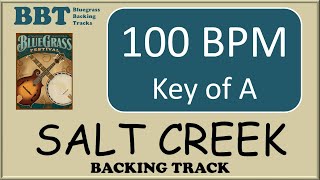 Salt Creek  bluegrass backing track [upl. by Nipha]