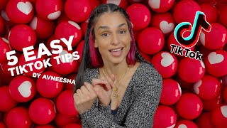 Famous TikToker Avneesha Gives 5 Easy TikTok Tips [upl. by Faxun]