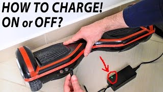 Hoverboard How To Charge  ON or OFF [upl. by Lexi]