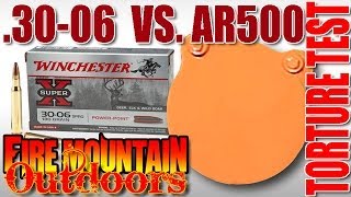 3006 Lead Tip vs AR500 Steel Plate  Ballistic Torture Test [upl. by Ahsiki875]