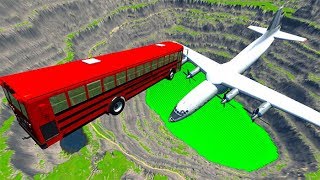 Beamng drive  Throwing Cars At Airplanes The New Antonov AN12B [upl. by Bathelda452]