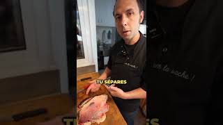 François nous montre comment préparer un nerveux de gîte 🥩🔪 cuisine boucherie boeuf ohlavache [upl. by Gnuhn]