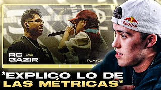 ¿MÉTRICAS ⚡ GAZIR REACCIONA A SU BATALLA VS RC 🇲🇽 EN FMS INTERNACIONAL [upl. by Eden]