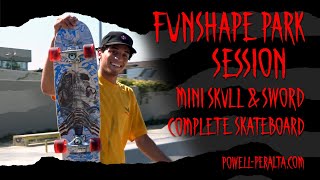 PowellPeralta Mini Skull amp Sword Complete Skateboard [upl. by Notsle]