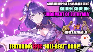 Raiden Shogun Demo Theme quotJudgment of Euthymiaquot  Genshin Impact Lyre and Zither Cover [upl. by Ednargel]