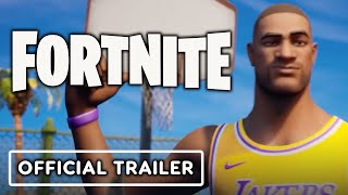 Fortnite x NBA  Official Crossover Trailer [upl. by Afatsom110]