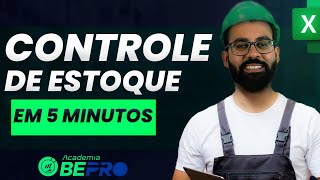 Planilha de Estoque no Excel em Apenas 5 Minutos  Planilha Grátis [upl. by Petras]