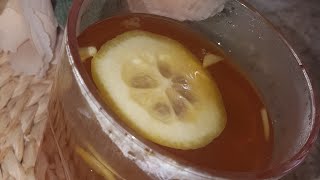 Refreshing honey lemon ginger tea  Natural Cold amp Flu remedy [upl. by Attela]