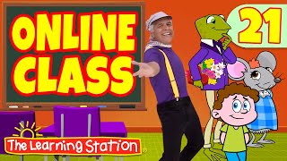 Online Class for Kids 21 ♫ Brain Breaks for Kids ♫ Boogie Rock ♫ Kids Songs The Learning Station [upl. by Eelinej]