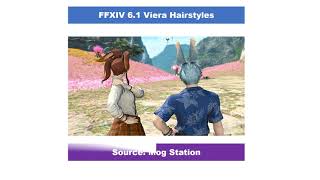 FFXIV 61 Viera Hairstyles Liberating Locks [upl. by Maller]