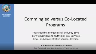 Commingled versus CoLocated Programs [upl. by Ahtnama]