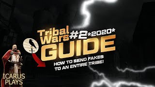 Tribal Wars Guide 2  FASTEST Way to SEND FAKES to a WHOLE TRIBE  Tribal Wars [upl. by Sutsugua]