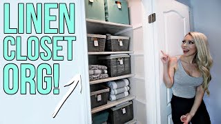 Linen Closet Organization [upl. by Reese]