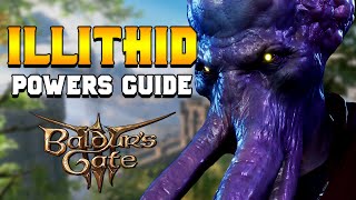 ALL Illithid Powers amp Consequence Guide for Baldurs Gate 3 [upl. by Eelrahc]